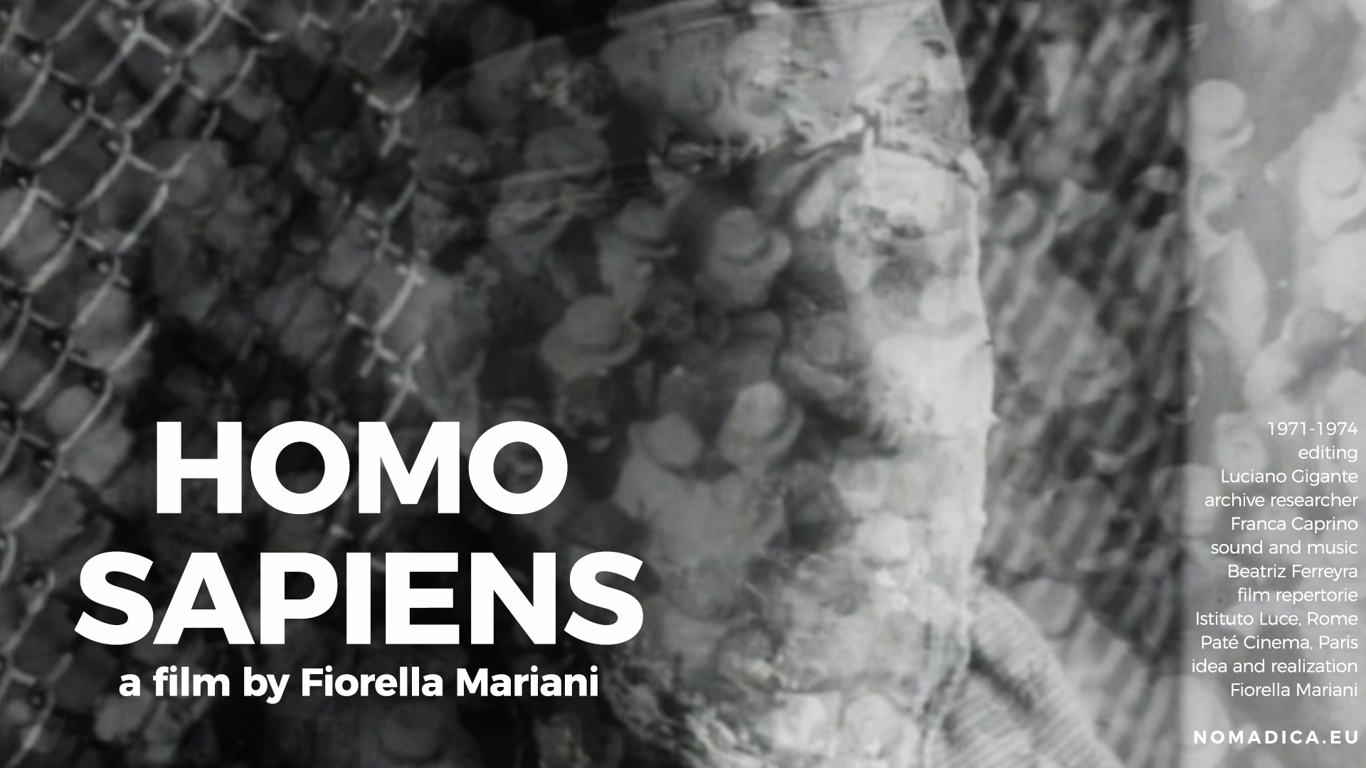 Homo sapiens, a film by Fiorella Mariani (open distribution)